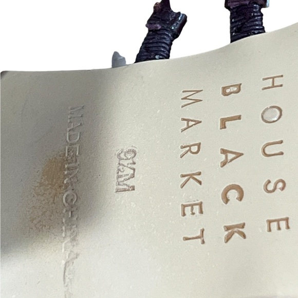 White House Black Market Studded Strappy Block Heel Sandals – Size 9.5M - Picture 7 of 9